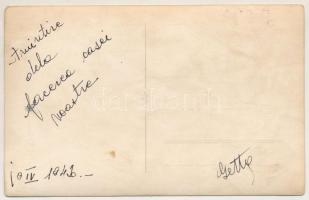 1942 Construction works of a house. photo (fl)