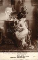 Entre deux miroirs / "Between two mirrors" Erotic lady art postcard. Salon de Paris 3573. s: D. Enjolras (EB)