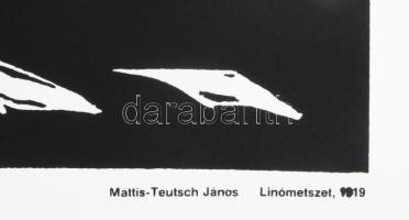 Mattis-Teutsch János (1884-1960): Linómetszet 1919. Szitanyomat. Készítette 1979-ben 130 példányban ...