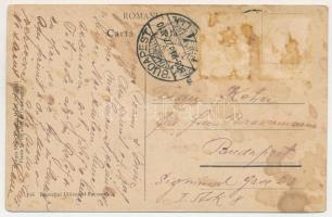 1908 Piatra Neamt, Karácsonkő; Vedere de Peste-Vale / view (Rb)