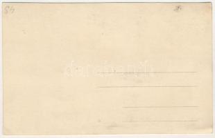 1932 Arad, Árvíz a Maros folyón / flood on the Mures river. Sándor photo (vágott / cut)