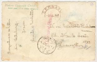 1942 Csernátfalu, Cernat, Cernatul (Négyfalu, Sacele); Vedere generala / látkép, Stefan Bálint, Gásp...