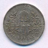 Ausztria 1915. 1K Ag "Ferenc József" T:XF patina Austria 1915. 1 Corona Ag "Franz Joseph" C:XF patina Krause KM#2820