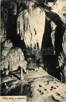 1912 Lokve, Velike spilje u Lokvama / barlang, belső / cave interior (EB)