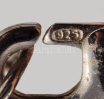 Ezüst (Ag) nyaklánc édesvízi gyönggyel, jelzett, bruttó 4,7g