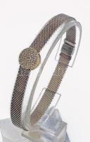 Pandora Reflection ezüst (Ag) karkötő, kövekkel kirakva, h: 19cm, bruttó 14 g, számlával, díszdobozb...