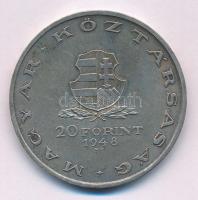 1948. 20Ft Ag "Táncsics" T:AU,XF patina
Adamo EM3