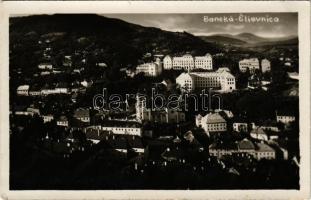 1928 Selmecbánya, Banská Stiavnica; M. kir. Bányászati és Erdészeti Főiskola paloták / mining and forestry academy palaces. photo