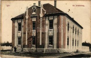 1914 Igló, Zipser Neudorf, Spisská Nová Ves; Kir. Járásbíróság. Dörner Gyula kiadása / district cour...