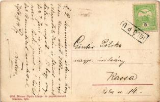 1914 Igló, Zipser Neudorf, Spisská Nová Ves; Kir. Járásbíróság. Dörner Gyula kiadása / district cour...