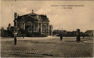1915 Kecskemét, Városi színház. Szél Nándor kiadása