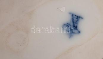 1915-1934 AEN Aelteste Porzellanmanufaktur Volkstedt színész pár, ujjon és festésen 1-1 sérüléssel, ...