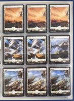 Magic the Gathering - 202 darabos Full Art land (föld) tétel, közte több FOIL az első Zendikar blokk...