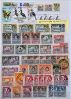 Sok ezer bélyeg tengerentúli országokból (sok Afrika és Ázsia) 17 db jó minőségű főleg 16, 24 és 32 ...