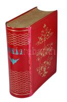 Tokaj feliratos díszkönyv tároló, 26x23 cm