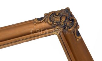 Blondel képkeret, kopással, 58x47 cm