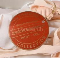 Victorian-Doll porcelánfejű baba, ruhával, pótruhával, m: 44 cm