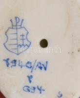 Herendi Apponyi zöld csikkelnyomó és tálka d: 10 cm