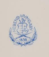 Herendi Zova mintás cigarettatartó. Kézzel festett, jelzett, hibátlan, 8,5x6 cm