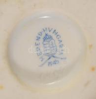 Herendi Viktória mintás körmös váza, jelzett, hibátlan, m: 7,5 cm