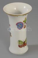Herendi Viktória mintás váza, jelzett, hibátlan, m: 12 cm
