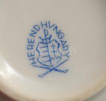 Herendi Viktória mintás váza, jelzett, hibátlan, m: 12 cm