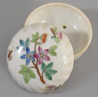Herendi Viktória mintás bonbonier, jelzett, hibátlan, d: 6,5 cm