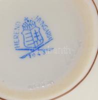 Herendi Viktória mintás bonbonier, jelzett, hibátlan, d: 6,5 cm