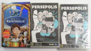 3 db animációs DVD Persepolis, Ratatouille