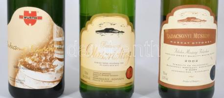 2001-2006 Badacsonyi Szürkebarát, Muskotály és Olaszrizling, 0,75l, bontatlan
