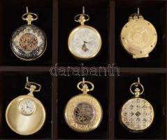 15 darab Heritage Collection zsebóra jó állapotban, tartóban, 28x36 cm