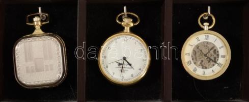 15 darab Heritage Collection zsebóra jó állapotban, tartóban, 28x36 cm