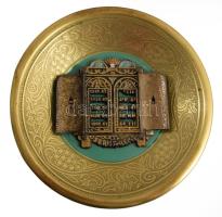 Judaika fali dísz, nyitható. d: 19 cm