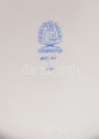 Herendi Apponyi mintás tányér. Kézzel festett, jelzett, minimális kopással d: 19 cm