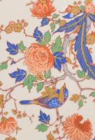 Kaiser Ming mintás nagy dísztál. Kézzel festett, jelzett, hibátlan d: 38,5 cm