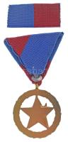 1950. "Magyar Népköztársasági Sportérdemérem arany fokozata" műgyantás aranyozott bronz ki...