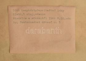 TM jelzéssel: Ülő női alak. Olaj, vászon. Zsellér Jenő, a Tóth Menyhért-i szerzői jogok örököse igaz...