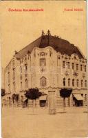 1908 Kecskemét, Városi Bérház (Cifrapalota), hirdetőoszlop. W. L. 334. (EB)