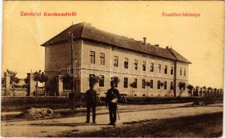 1911 Kecskemét, Erzsébet-laktanya W. L. 318. (Rb)