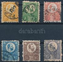 1871 Réznyomat sor, 10kr festékfolt a szemnél (min 35.000)