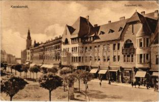 1916 Kecskemét, Szabadság tér, Luther ház, drogéria, Szél Nándor üzlete. Komor Gyula kiadása (EK)