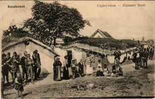 1916 Kecskemét, cigányváros, putri. Fekete Soma kiadása 3511. (EK)