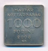 2008. 1000Ft Cu-Ni "Telefonhírmondó - Puskás Tivadar" kapszulában T:BU kis patina Adamo EM216