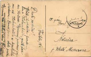 Verebély, Vráble; Stanica. Josef Dudesek / vasútállomás / railway station (Rb)