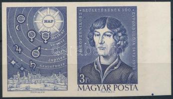 1973 Nikolausz Kopernikusz vágott ívszéli szelvényes bélyeg