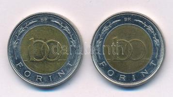 2002. 100Ft "Kossuth" (2xklf) kötőjeles és kötőjel nélküli változat T:XF kis karc
Adamo F...