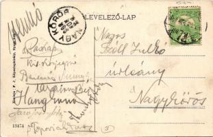 1902 Budapest XI. Gellérthegy a Műteremmel és Kemenes utcai villákkal. F. J. Képeslapkirály kiadása ...