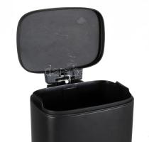 Fém szemeteskuka, használatlan, m: 29 cm