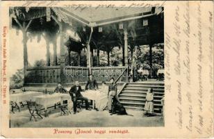1901 Budapest XII. János-hegy (Pozsonyi-hegy), vendéglő, étterem kerthelyisége. Stern Jakab kiadása ...