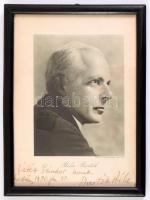 1930 Bartók Béla (1881-1945) posztumusz Kossuth-díjas zeneszerző, zongoraművész, népzenekutató autog...